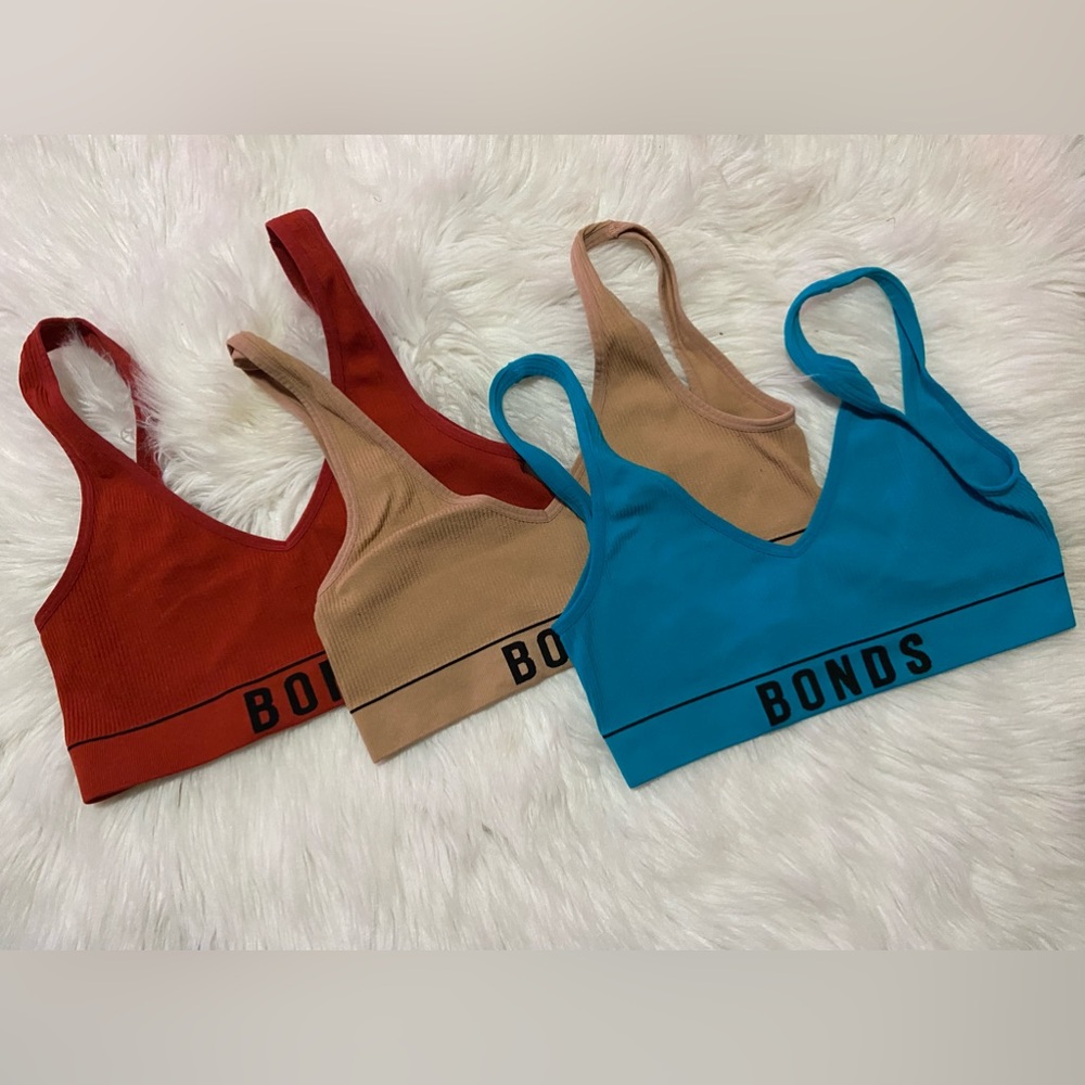 Bonds | Retro Rib Tee Crop Bra